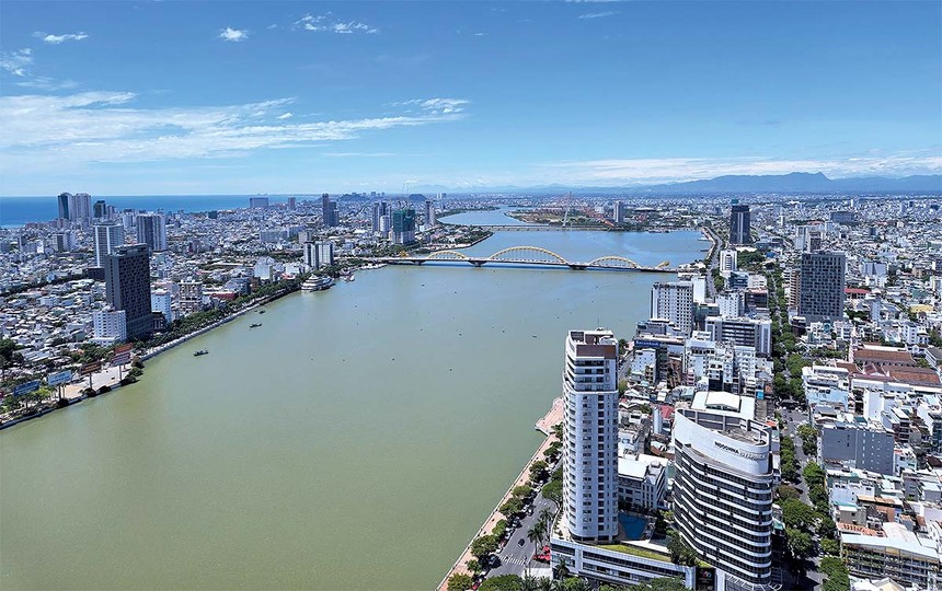 Nếu trước đây, đô thị Đà Nẵng quy hoạch lấy sông Hàn làm điểm lan tỏa, thì với không gian địa lý mới, quy hoạch hướng đến đa cực và đa trung tâm (Ảnh: Hà Minh)