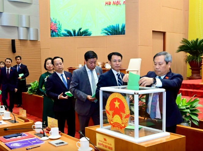 Đồng chí Vũ Đại Thắng tái đắc cử Chủ tịch UBND thành phố Hà Nội nhiệm kỳ 2026-2031.