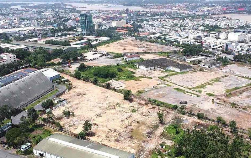 Một số khu vực trong Khu công nghiệp Biên Hòa 1 đã được doanh nghiệp bàn giao mặt bằng - Ảnh: A.C