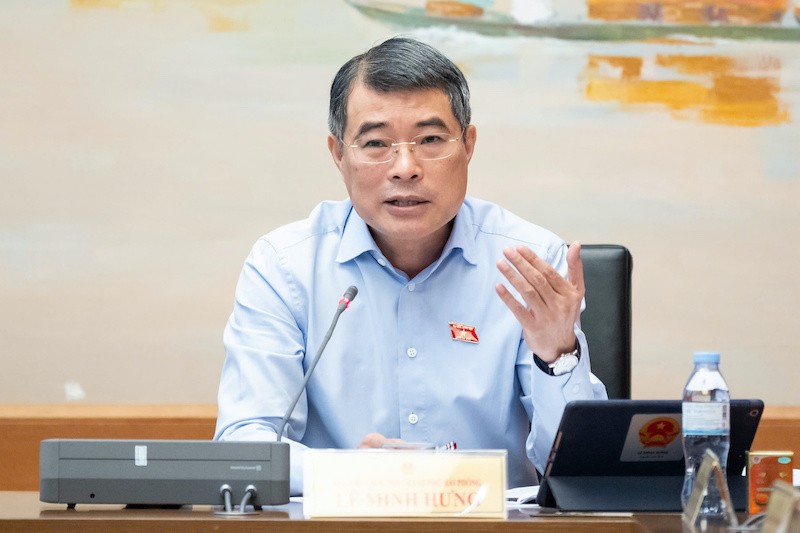 Thủ tướng Lê Minh Hưng phát biểu tại tổ - Ảnh: PT. 