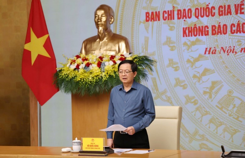 Phó Thủ tướng Hồ Quốc Dũng chủ trì phiên họp lần thứ 34 của Ban Chỉ đạo Quốc gia về chống khai thác IUU - Ảnh: VGP.