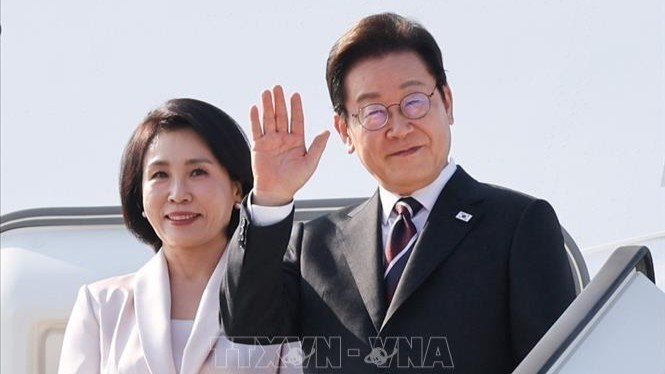 Tổng thống Đại Hàn Dân Quốc Lee Jae Myung và Phu nhân.