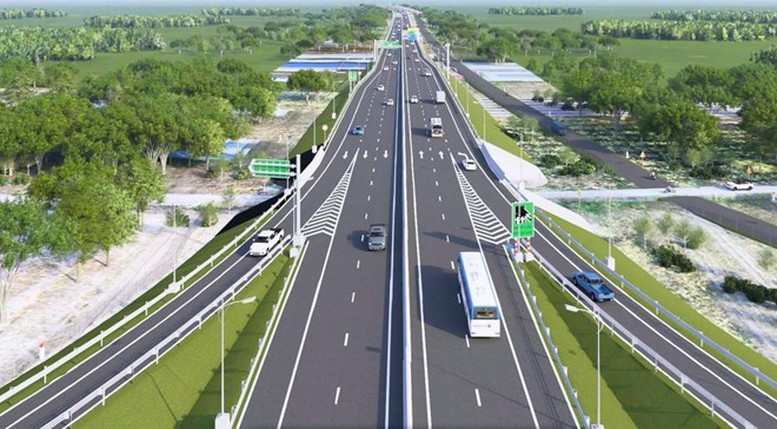 Phối cảnh đường Vành đai 4, TP.HCM. 