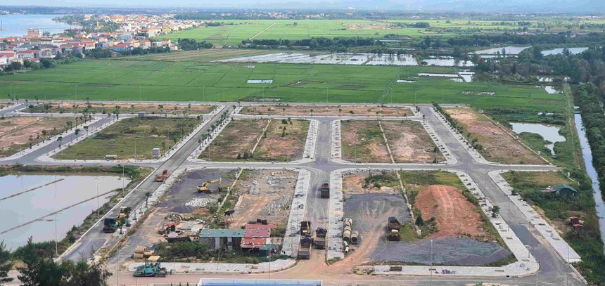 Phân khúc đất nền vẫn đóng vai trò chủ đạo trên thị trường bất động sản Quảng Trị. Ảnh: Ngọc Tân