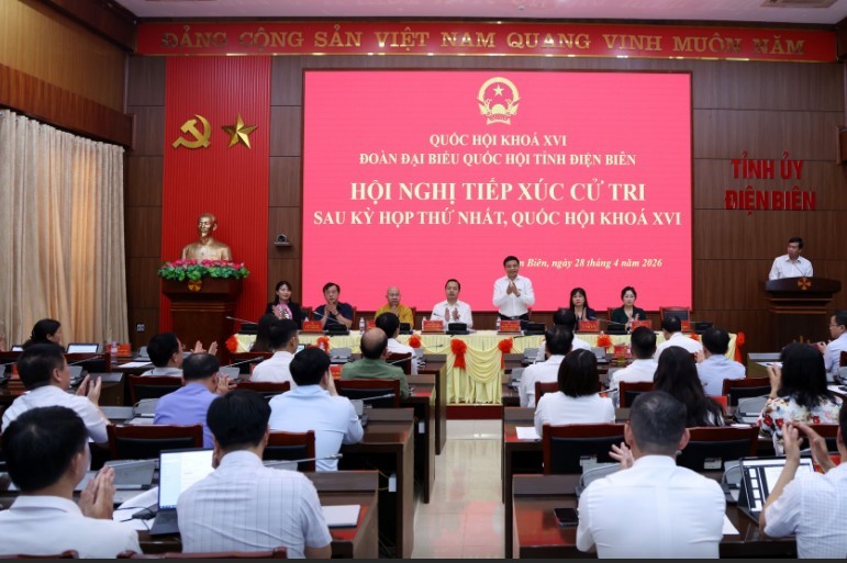 Phó Thủ tướng Nguyễn Văn Thắng tiếp xúc cử tri thông báo kết quả Kỳ họp thứ Nhất, Quốc hội khóa XVI - Ảnh: VGP.