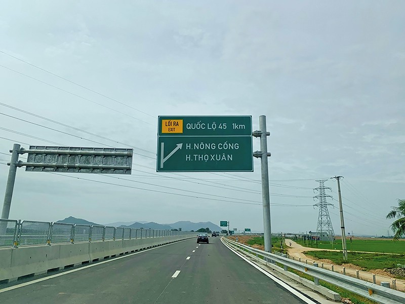 Tuyến cao tốc Bắc - Nam phía Đông, đoạn Nghi Sơn - Quốc lộ 45.