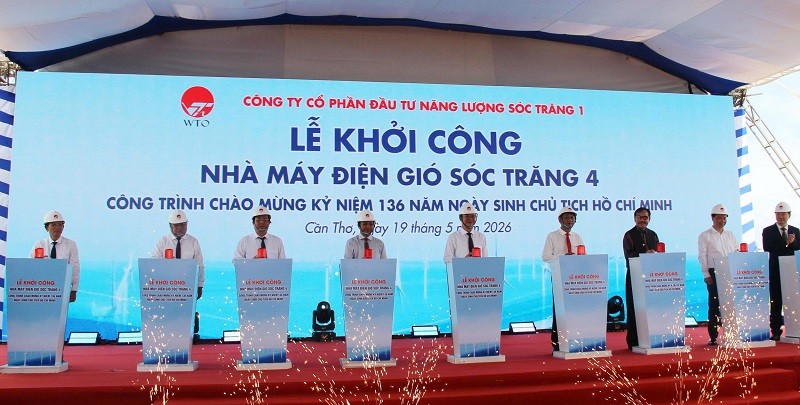 Cần Thơ: Khởi công Dự án nhà máy điện gió vốn 14.500 tỷ đồng 