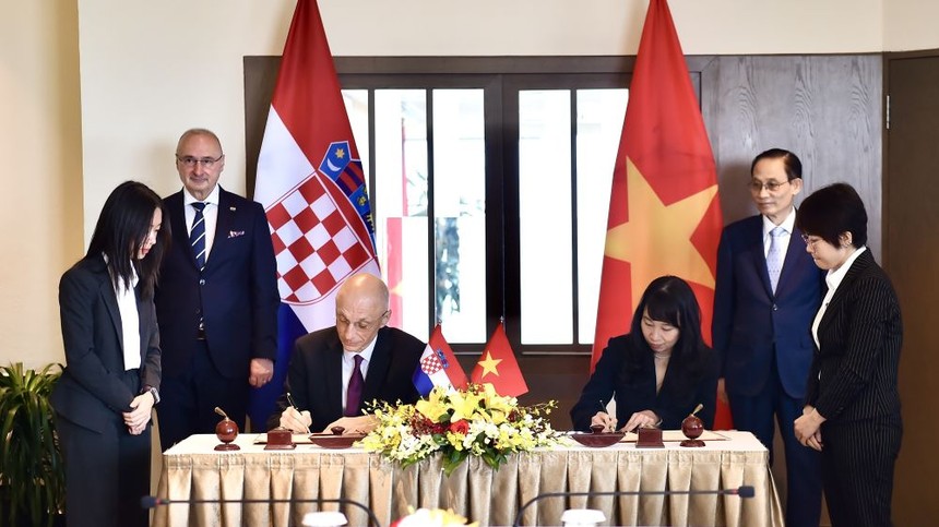 Việt Nam - Croatia thúc đẩy sớm lập Ủy ban hợp tác kinh tế song phương 