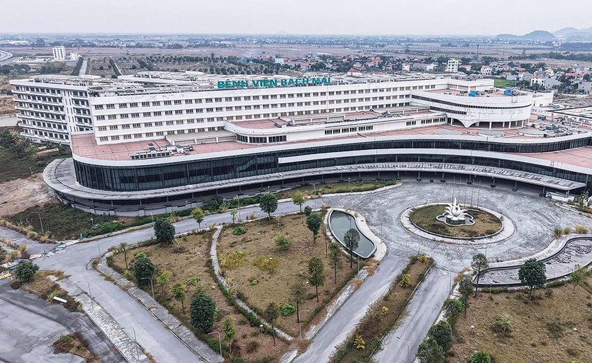 Dự án cơ sở 2 Bệnh viện Bạch Mai và Bệnh viện Việt Đức bị đình trệ nhiều năm, dẫn đến lãng phí lớn tài sản Nhà nước (Ảnh: P.V)