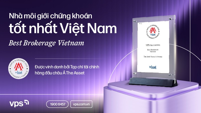 Ba năm liên tiếp VPS được The Asset vinh danh “Nhà môi giới chứng khoán tốt nhất Việt Nam” 