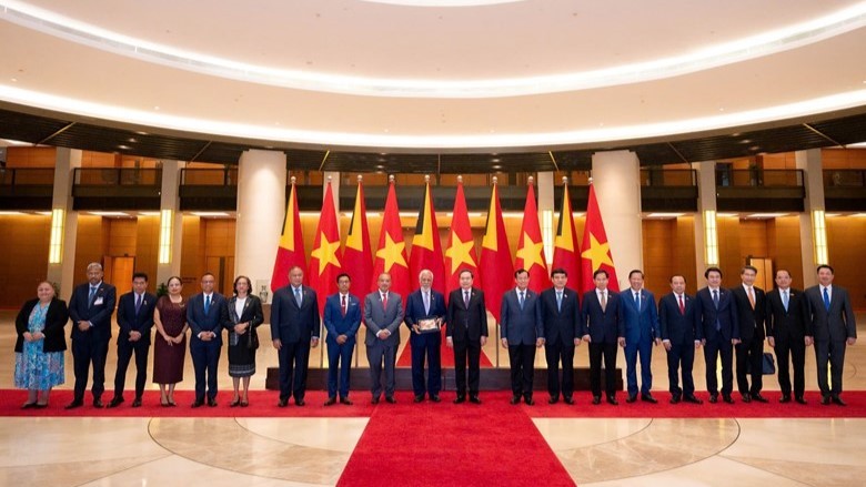 Chủ tịch Quốc hội Trần Thanh Mẫn hội kiến Thủ tướng Timor-Leste 