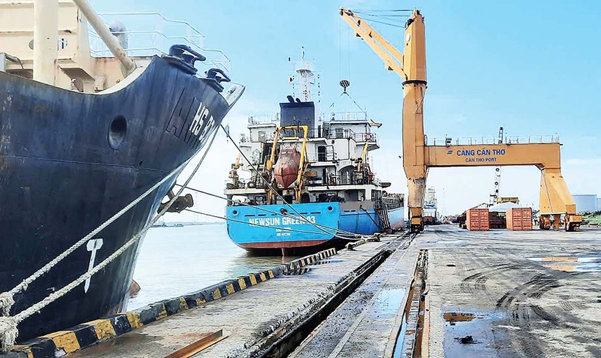 Cần Thơ có đầy đủ điều kiện để phát triển thành trung tâm dịch vụ logistics quốc tế hiện đại của vùng ĐBSCL và tiểu vùng Mekong (Ảnh: P.V) 