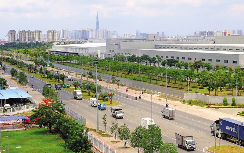 Một góc Khu Công nghệ cao TP.HCM - Ảnh: Lê Toàn 