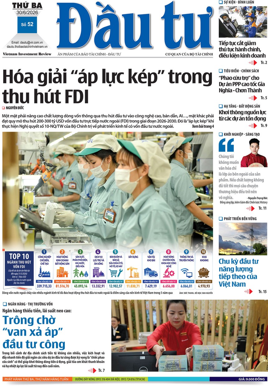 Báo Đầu tư số 52