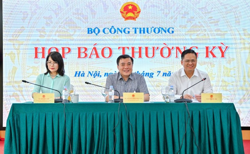 Họp báo thường kỳ quý II/2026 Bộ Công thương, chiều 7/7.