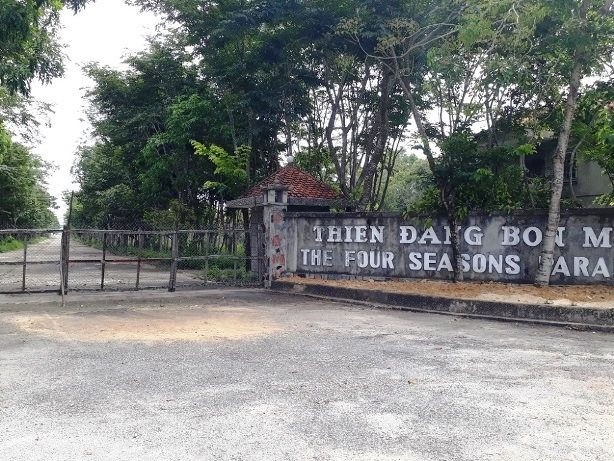 Dự án Khu du lịch sinh thái Thiên Đàng chậm tiến độ nhiều năm.