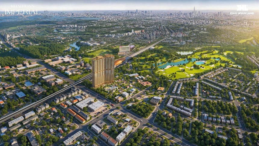 Khải Hoàn Imperial – dự án căn hộ hạng sang sở hữu vị trí nổi bật ngay mặt tiền quốc lộ 13, liền kề ga metro Thủ Dầu Một - Tao Đàn, sân golf Sông Bé và đối diện AEON Mall Canary