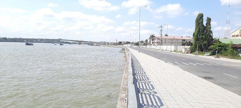 Kè sông Cần Thơ thuộc Dự án Phát triển TP. Cần Thơ và tăng cường khả năng thích ứng đô thị.