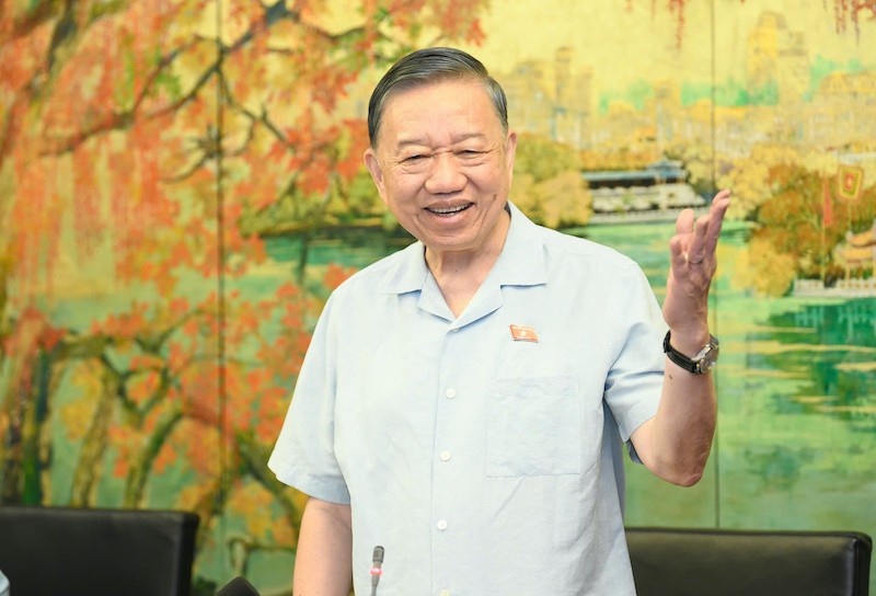 Tổng Bí thư, Chủ tịch nước Tô Lâm phát biểu tại tổ - Ảnh Như Ý. 