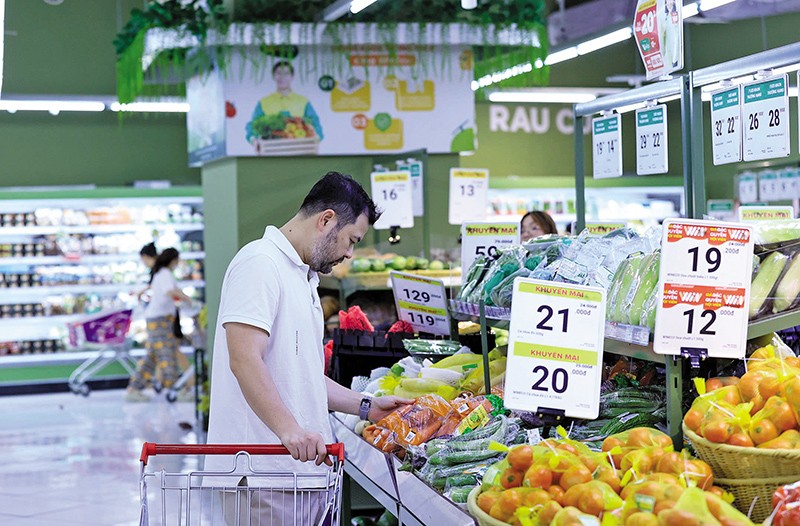 Giá thực phẩm và xăng dầu giảm kéo CPI tháng 7/2026 giảm nhẹ. Ảnh: Đức Thanh