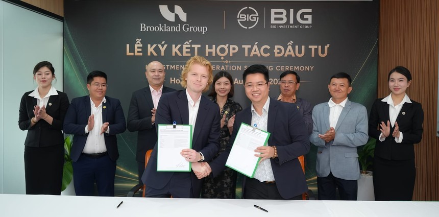 Lễ ký kết hợp tác đầu tư giữa BROOKLAND và BIG