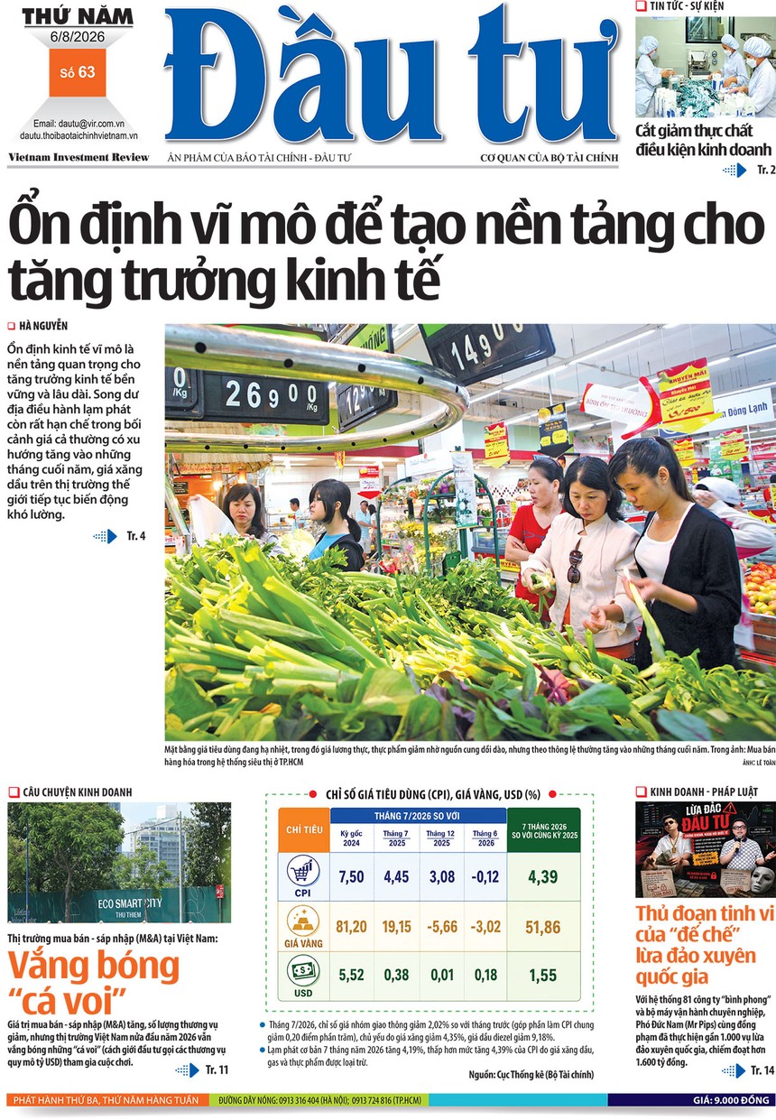 Báo Đầu tư số 63