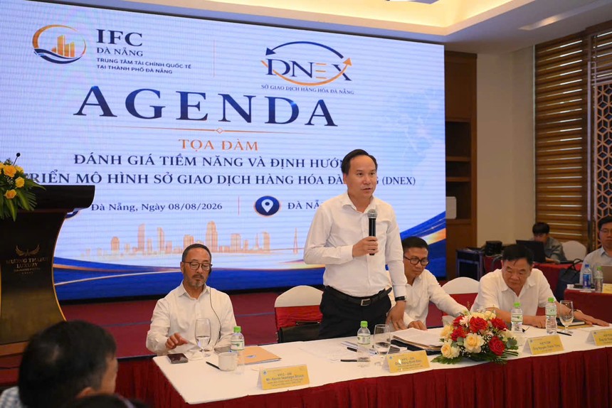Ông Đặng Đình Đức, Phó Chủ tịch Thường trực VIFC Đà Nẵng phát biểu tại sự kiện.