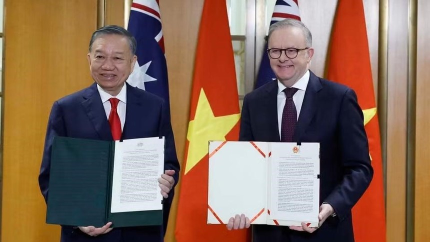 Tuyên bố chung về làm sâu sắc quan hệ đối tác chiến lược toàn diện Việt Nam - Australia 