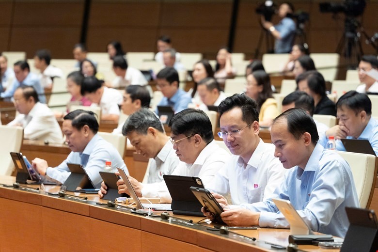 Một phiên họp toàn thể của Quốc hội - Ảnh: QH.