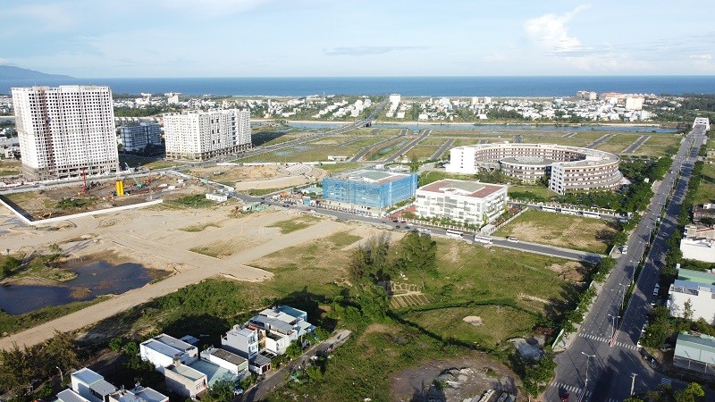 Đà Nẵng đang triển khai nhiều dự án nhà ở xã hội tại phường Ngũ Hành Sơn. Ảnh: Linh Đan