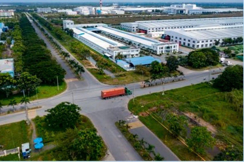 Tỉnh Đồng Tháp hiện có 6 KCN đang hoạt động. Trong ảnh: Một góc KCN Long Giang