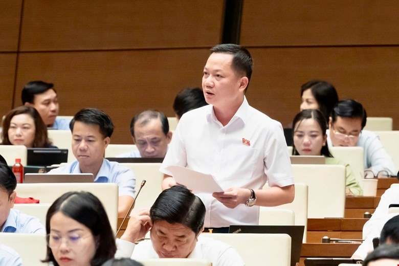 Đại biểu Trịnh Xuân An tham gia thảo luận - Ảnh: QH.