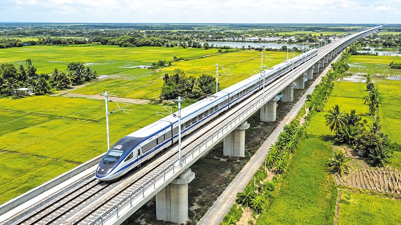 Phối cảnh tuyến đường sắt TP.HCM - Cần Thơ