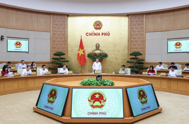 Thủ tướng Chính phủ Lê Minh Hưng chủ trì Phiên họp Chính phủ chuyên đề xây dựng pháp luật tháng 8/2026 (Phiên thứ hai) - Ảnh: chinhphu.vn