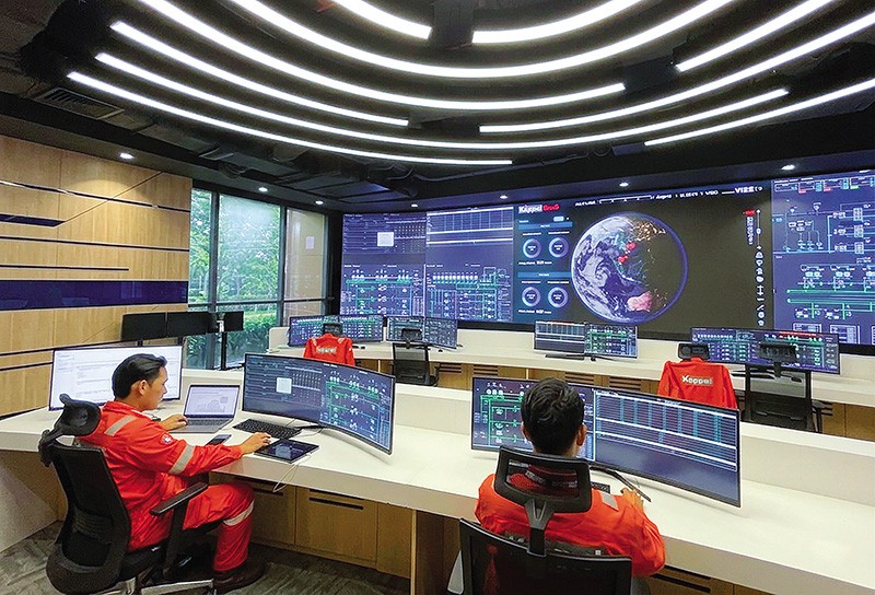 Nhiều nhà đầu tư đang đề xuất những dự án trung tâm dữ liệu quy mô lớn ở Việt Nam. Trong ảnh: Trung tâm dữ liệu của Singapore tại TP.HCM. Ảnh: Lê Toàn