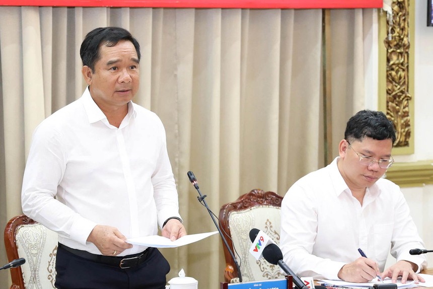 Chủ tịch UBND TP.HCM Nguyễn Văn Được yêu cầu tiếp tục cải cách, cắt giảm thủ tục hành chính, tạo điều kiện thuận lợi hơn cho doanh nghiệp hoạt động, đầu tư và mở rộng sản xuất. Ảnh: NT 