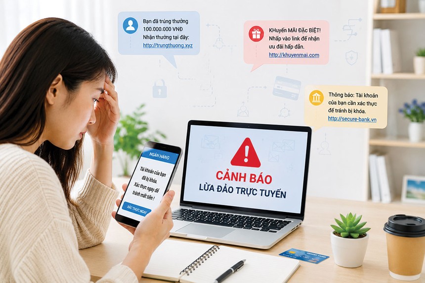 Các hình thức lừa đảo trực tuyến ngày càng đa dạng, tinh vi