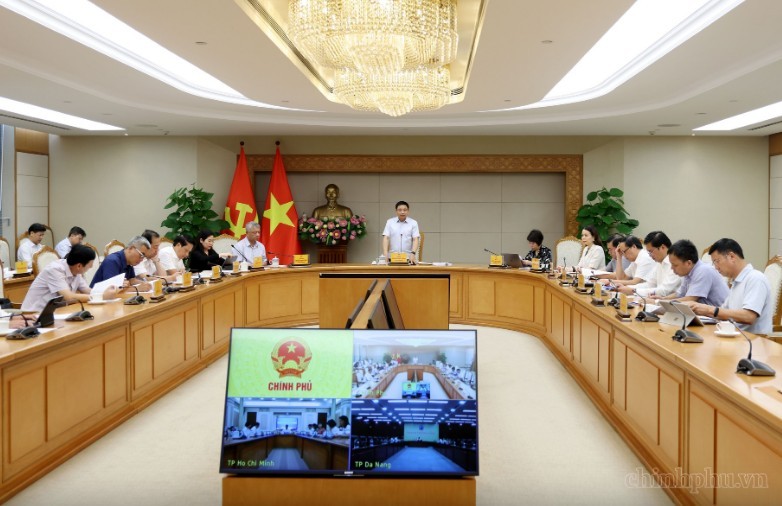 Phó Thủ tướng Nguyễn Văn Thắng chủ trì phiên họp thứ 3 của Hội đồng điều hành Trung tâm Tài chính Quốc tế tại Việt Nam - Ảnh chinhphu.vn