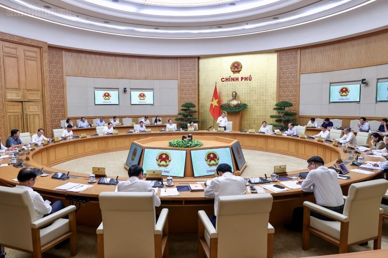 Thủ tướng Lê Minh Hưng chủ trì Phiên họp chuyên đề xây dựng pháp luật tháng 9/2026. Ảnh: chinhphu.vn/Nhật Bắc