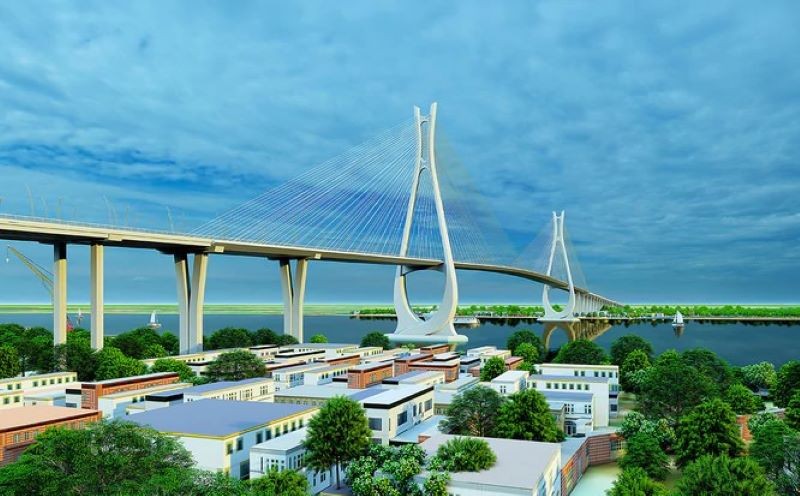 Phối cảnh cầu Cát Lái nối TP.HCM với Thành phố Đồng Nai 