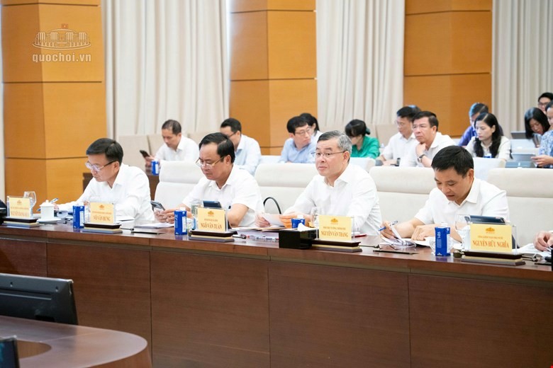 Phiên họp sáng 30/9 của Ủy ban Thường vụ Quốc hội - Ảnh: QH. 