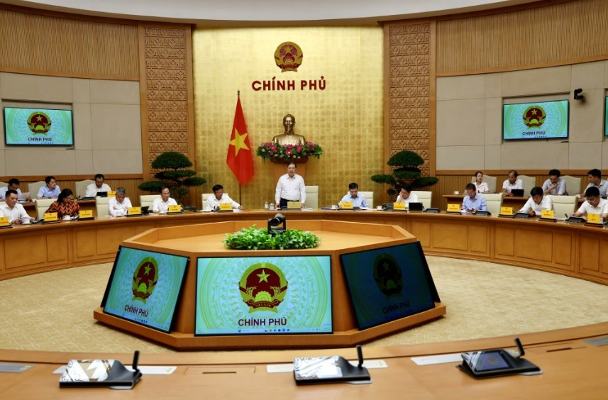 Phó Thủ tướng Thường trực Chính phủ Phạm Gia Túc, Trưởng Ban Chỉ đạo về giải quyết các vấn đề khó khăn, vướng mắc các dự án tồn đọng (Ban Chỉ đạo 751) chủ trì cuộc họp của Ban Chỉ đạo - Ảnh: chinhphu.vn