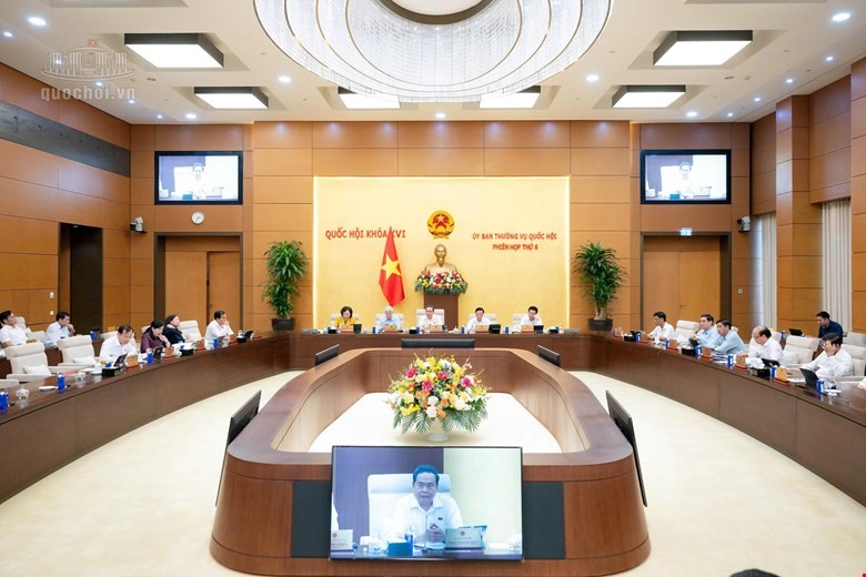 Nghị quyết về chương trình lập pháp năm 2027 đã được Ủy ban Thường vụ Quốc hội thông qua trong phiên họp tháng 9/2026. Ảnh: QH. 