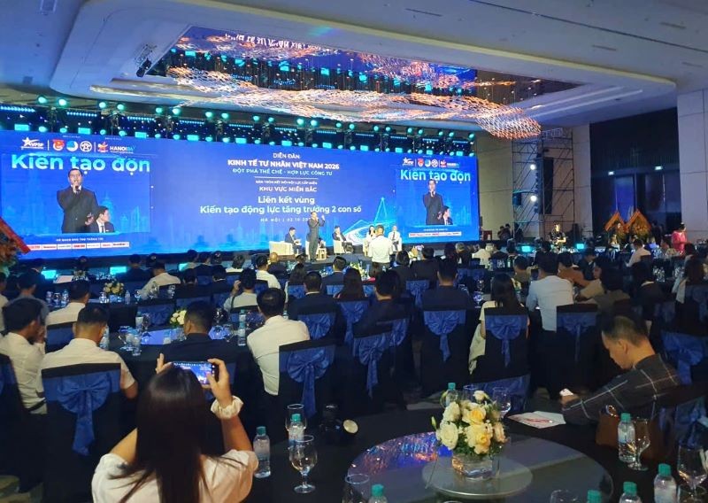 Diễn đàn Kinh tế tư nhân Việt Nam (VPSF) 2026 khu vực miền Bắc với chủ đề “Liên kết vùng - Kiến tạo động lực tăng trưởng 2 con số” diễn ra chiều ngày 2/10 tại Hà Nội.