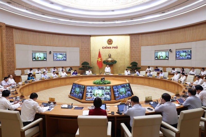 Thủ tướng Chính phủ Lê Minh Hưng chủ trì phiên họp Chính phủ thường kỳ tháng 9/2026 và trực tuyến với các bộ ngành, địa phương - Ảnh: chinhphu.vn