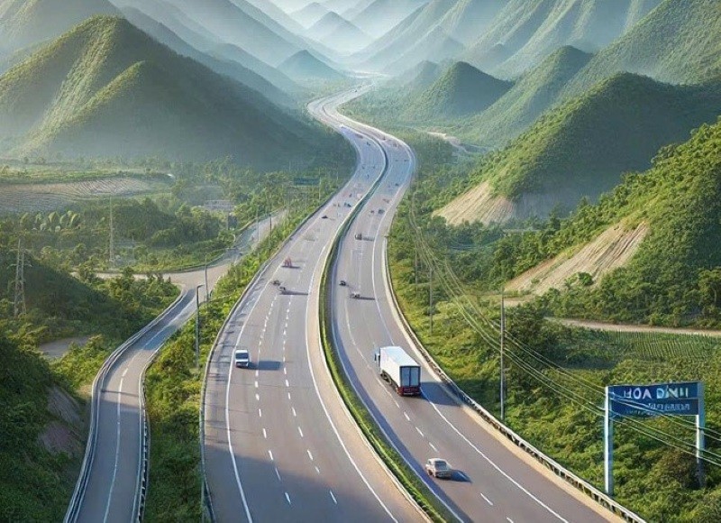 Phối cảnh Dự án đầu tư xây dựng đường bộ cao tốc Mộc Châu - Sơn La - Điện Biên.