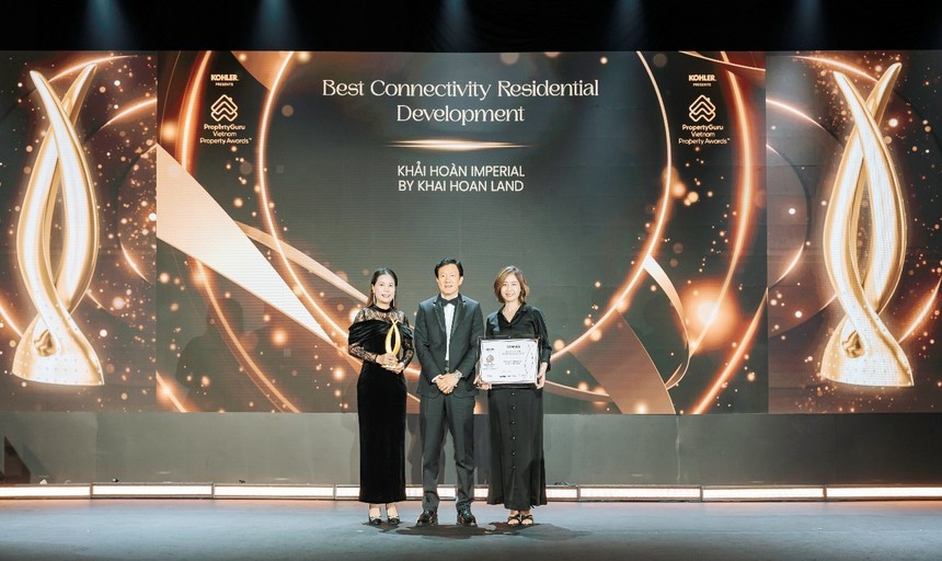 Dự án Khải Hoàn Imperial của Chủ đầu tư Khải Hoàn Land chiến thắng hạng mục “Best Connectivity Residential Development” – Dự án nhà ở có khả năng kết nối vượt trội tại PropertyGuru Vietnam Property Awards 2026.