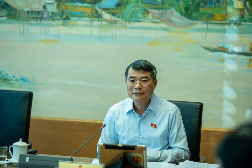 Thủ tướng Lê Minh Hưng phát biểu tại tổ - Ảnh: Đức Thanh.