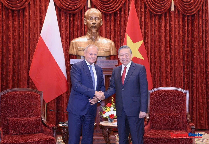 Tổng Bí thư, Chủ tịch nước Tô Lâm đã tiếp Thủ tướng Ba Lan Donald Tusk.