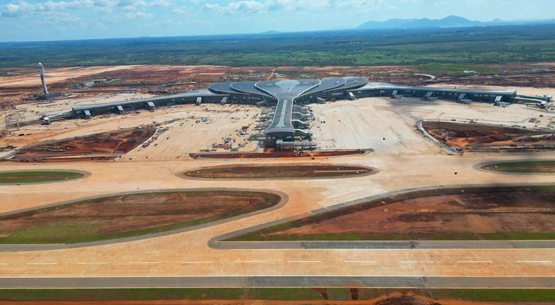 Sân bay Long Thành đang hoàn thiện các hạng mục cuối cùng để đưa vào khai thác cuối năm 2026 - Ảnh: Lê Toàn